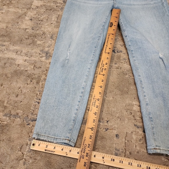 Madewell 9" high-Rise Skinny Crop Jeans in Asbury Wash: Button-Front Edition - Picture 10 of 15